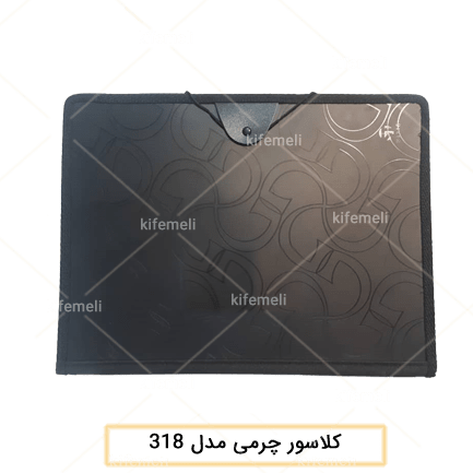 تولیدی هدایای همایش و سمینار: پخش ارزان (فروش عمده) 7 کلاسور طلقی مدل 318 مشکی کش دار