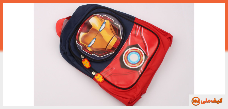 مدلهای کیف و کوله پشتی مدرسه طرح کارتونی: ۲۰ مدل 17 کیف و کوله پشتی مدرسه طرح کارتونی مرد آهنی