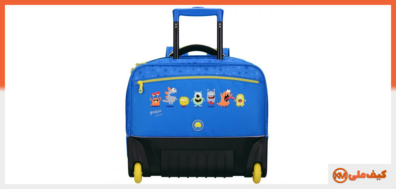 طراحیهای جدید و مدرن در کیف و کوله پشتی مدرسه: ۱۹ مورد 18 کیف و کوله پشتی مدرسه پسرانه با طرح هیولا