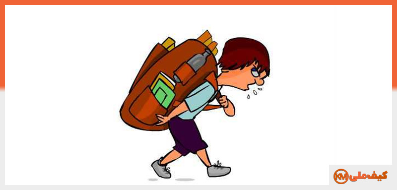 تاثیرات منفی سنگینی کیف و کوله مدرسه بر کودکان: ۵ تاثیر 7 تأثیرات منفی سنگینی کیف و کوله مدرسه بر کودکان و ناهنجاریهای اسکلتی
