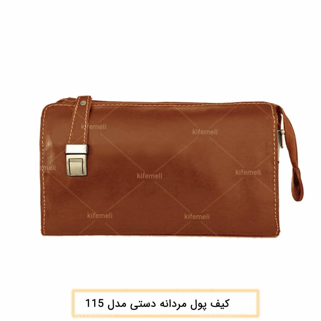 کیف پاسپورتی دستی مدل 115 رنگ عسلی